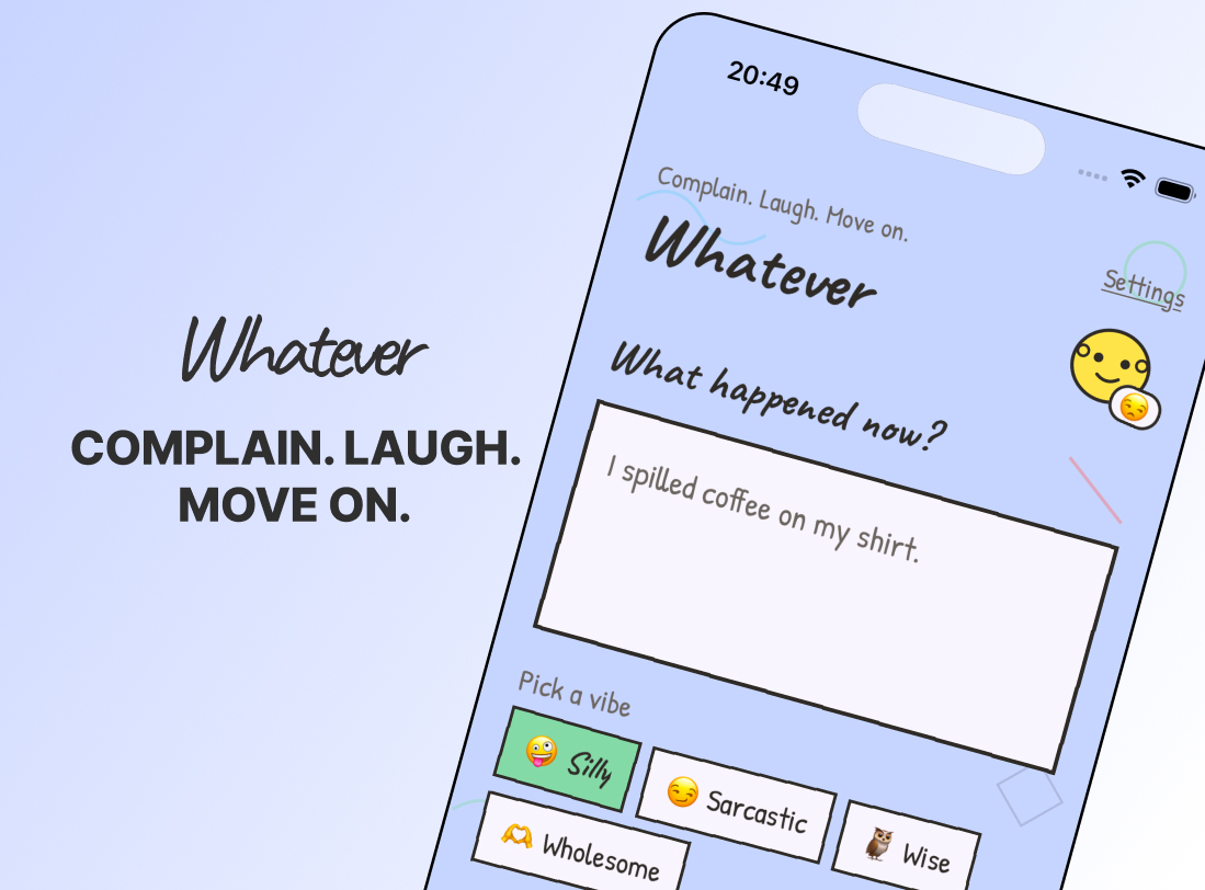 Whatever App preview